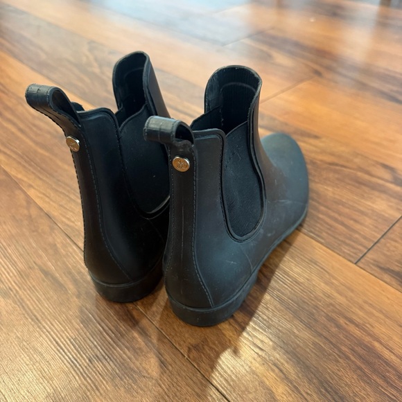 Sam Edelman Tinsley Matte Black Chelsea Rain Boots - Picture 4 of 5